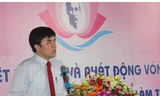 Ông Bùi Văn Linh - Phó vụ trưởng vụ công tác HS-SV Bộ GD&ĐT sơ kết vòng 1 và phát động vòng 2 cuộc thi “Tuổi trẻ học tập và làm theo tấm gương đạo đức Hồ Chí Minh” tại TPHCM 