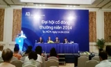 Lãnh đạo ACB tại Đại hội sáng 14/4