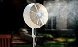 Quạt phun sương và quạt điều hòa có cùng nguyên lý làm mát bằng quá trình bay hơi của nước.
