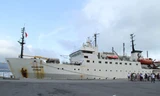 Tàu nghiên cứu biển của Viện Hàn lâm Khoa học Nga từng nhiều lần hợp tác cùng Việt Nam. Ảnh: Viện Hàn lâm Khoa học và Công nghệ Việt Nam.