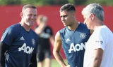 Rooney mới trở lại Man Utd sau kỳ nghỉ hè dài ngày. Ảnh: Reuters
