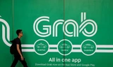 Bên ngoài văn phòng của Grab tại Singapore. Ảnh: Reutes