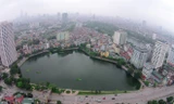 Hồ ở Hà Nội nhìn từ chiếc camera bay