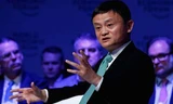 Jack Ma trong phiên hthảo luận tại Davos (Thụy Sĩ). Ảnh: CNBC