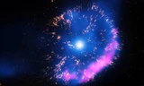 Vụ nổ trong vũ trụ giống với một màn pháo hoa nhiều màu sắc. Ảnh: NASA