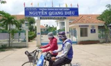 Trường THPT Nguyễn Quang Diêu có "cơ ngơi" như thế này từ năm học 2010 - 2011. 