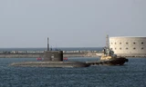 Tàu ngầm Novorossiysk tại Sevastopol. Ảnh: Sputnik