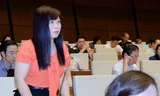 Bà Vũ Thị Như Mai - Uỷ viên thường trực Uỷ ban Tài chính ngân sách, đoàn đại biểu Hà Nội. Ảnh: QH