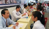 Tổ chức ngày hội việc làm có sự tham gia của doanh nghiệp cũng là một hoạt động có lợi cho trường lẫn doanh nghiệp - Ảnh: Đào Ngọc Thạch