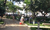 Công viên thành nơi ăn nhậu, bán hàng rong