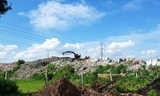 Bãi rác thải ở huyện Châu Thành, tỉnh Trà Vinh gây ô nhiễm
