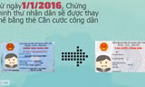 Nhận dạng thẻ căn cước công dân thay chứng minh nhân dân