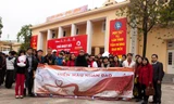 Sinh viên ĐH quốc tế Bắc Hà tham gia hiến máu nhân đạo tại Ngày Chủ Nhật Đỏ 2014