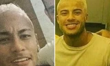 Neymar và Rafinha khoe tóc mới.