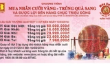 'Mua nhẫn cưới vàng - Trúng quà sang'