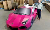 Siêu xe Lamborghini làm từ bìa các-tông