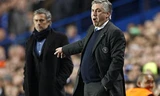 Ancelotti (phải) mới là sự lựa chọn hàng đầu của Chelsea để thay Jose Mourinho. Ảnh: PA.