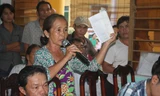 Người dân bức xúc phải ánh những khuất tất tại buổi đối thoại