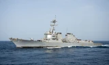 Tàu USS Mason ngoài khơi Yemen. Ảnh: usni.org