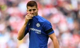 Morata trong trận tranh Siêu Cup Anh với Arsenal. Ảnh: Reuters.