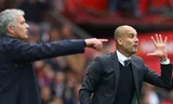 Guardiola (phải) thích ứng rất nhanh với môi trường bóng đá nổi tiếng khắc nghiệt như nước Anh. Ảnh: Reuters.