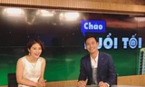 MC Phan Anh trên trường quay 'Chào buổi tối'