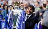 Conte trở thành HLV người Italy thứ tư sau Ancelotti, Mancini và Ranieri vô địch Ngoại hạng Anh. Ảnh: Reuters.