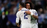 Marcelo và Carvajal được coi là những hậu vệ cánh hay nhất châu Âu lúc này. Ảnh: Reuters.