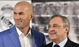 Perez (phải) rất tin tưởng Zidane. Ảnh: Reuters