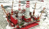 Một mỏ dầu của Nga tại Bắc Cực.