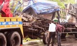 Hiện trường tai nạn giao thông trên đường tránh Huế sáng 31/10