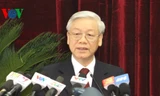 Tổng Bí thư Nguyễn Phú Trọng chủ trì và phát biểu khai mạc Hội nghị.