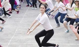 Á hậu Hoàng Anh tập nhảy mừng ngày giải phóng thủ đô