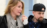 Cameron Diaz và Benji Madden. Ảnh: Akm.