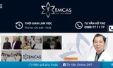 Quảng cáo độn cầm trên wessite của Bệnh viện thẩm mỹ Emcas