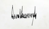 Chữ ký của Donald Trump. Ảnh: CNN