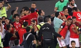 Niềm vui vỡ òa của các cầu thủ Ai Cập sau bàn thắng định mệnh của Salah