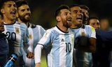 Messi chứng tỏ phẩm chất thủ lĩnh của Argentina vào thời khắc quyết định. Ảnh: Reuters.