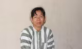 Lê Thị Ngừng tại cơ quan công an 
