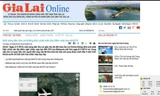Báo Gia Lai Online đăng tải thông tin một công dân phát hiện vị trí máy bay MH370 rơi