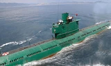 Tàu ngầm Triều Tiên. (Ảnh: Rodong Sinmun)