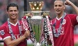 Ronaldo và Ferdinand từng cùng nhau giành ba chức vô địch Ngoại hạng Anh. Ảnh: Reuters