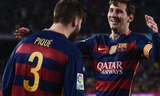 Pique và Messi đã cùng nhau giành hàng chục danh hiệu trong sự nghiệp. Ảnh: Reuters