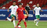 Công Phượng đi bóng trong trận U23 Việt Nam thắng U23 Indonesia 5-0 ở trận tranh HCĐ. Ảnh: Pháp luật TP.HCM