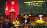 Đại biểu HĐND TP Hải Phòng bỏ phiếu bầu chức phó Chủ tịch HDND và UBND TP