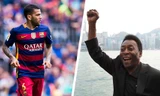 Daniel Alves tự hào vì nhiều danh hiệu hơn “Vua bóng đá” Pele