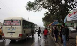 Hiện, hoạt động đón khách từ Vinh về các huyện đã trở lại bình thường. Ảnh: Hải Bình.