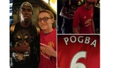Pogba ký vào áo Man Utd hôm 31/7.