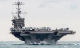 Tàu sân bay Harry S. Truman là một trong 4 hàng không mẫu hạm Mỹ đang được triển khai trên khắp thế giới. Ảnh: USNavy