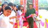 Tân binh Đắk Lắk lên đường nhập ngũ. Ảnh minh họa